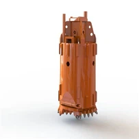 Łyżka do wiercenia skał z otworami